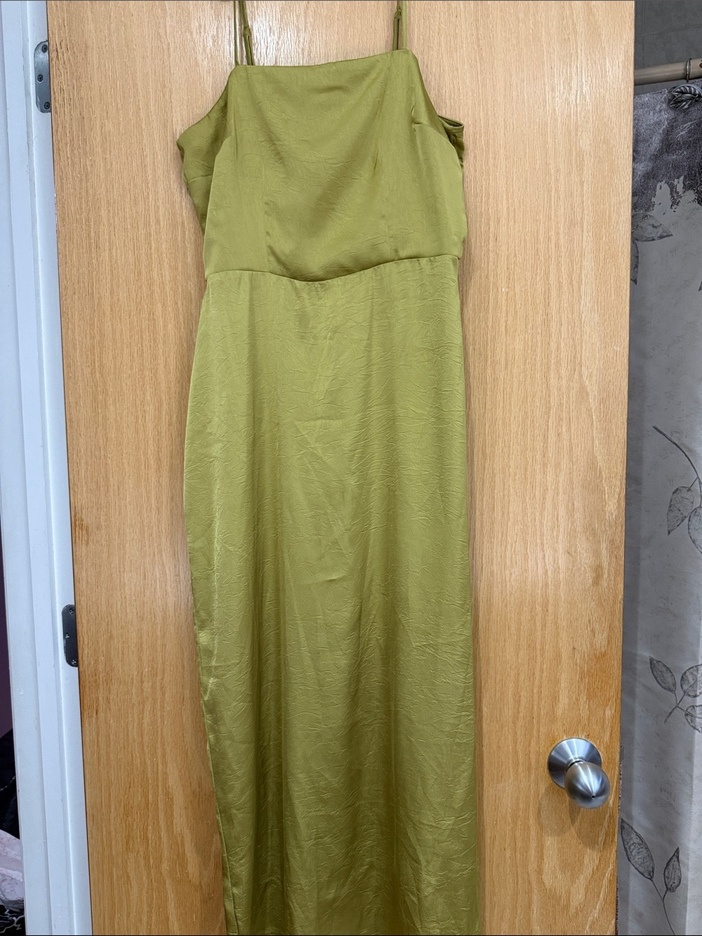 A NEw Day Olive Green Maxi Slip Dress